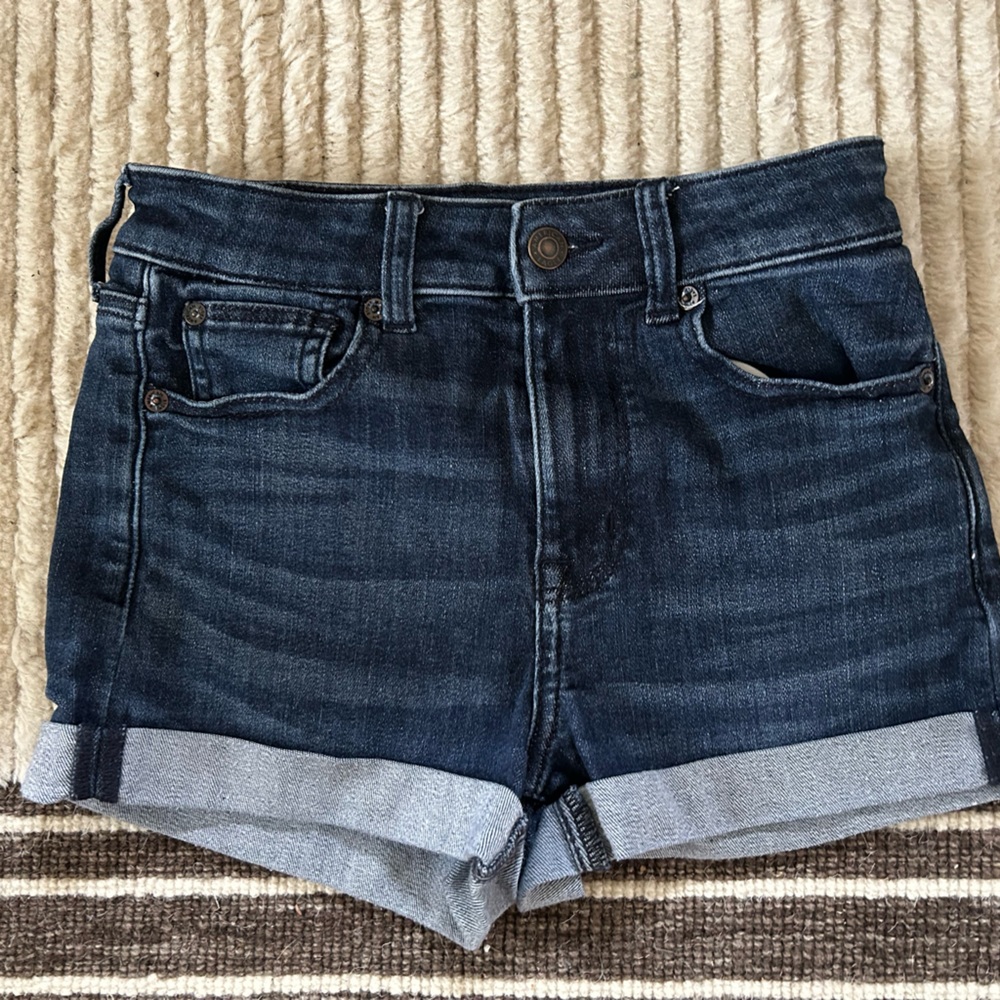 American Eagle Dark Wash Denim Jean Shorts